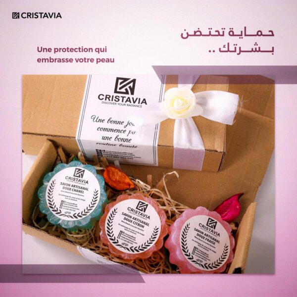 Pack de 3 savon - doux chanel - doux citron - doux fraises